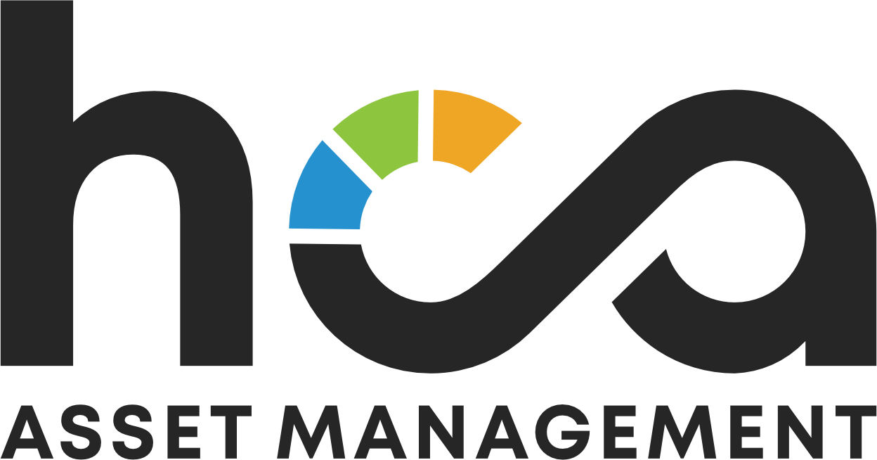 HCA Asset Management logo featuring a stylized infinity symbol and colorful segments representing growth and strategy, relevant to B2B sales training and the Selling Through Curiosity™ methodology.